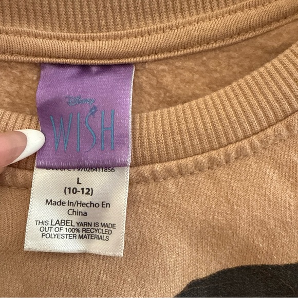 Disney Tan Sweatshirt with Purple and Gold Design - Picture 5 of 14